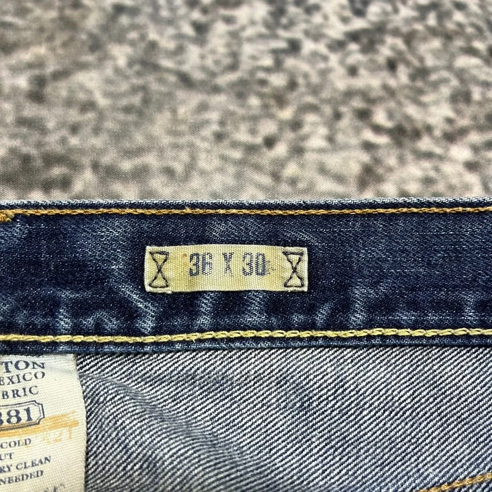 Vintage Polo Ralph Lauren Jeans Mens‎ 36x29 Blue Straight Denim Preppy 2000s